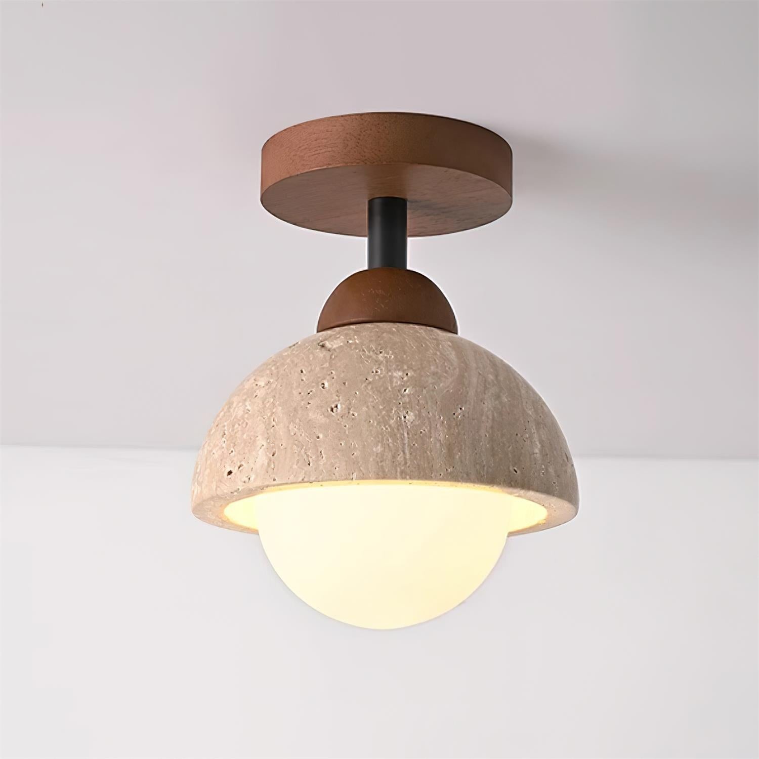 Vintage Travertine Aisle Ceiling Lamp K361