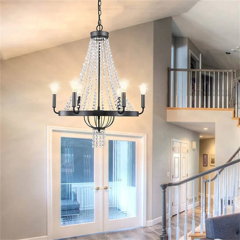 Modern Luxurious Metal Crystal Chandelier K108
