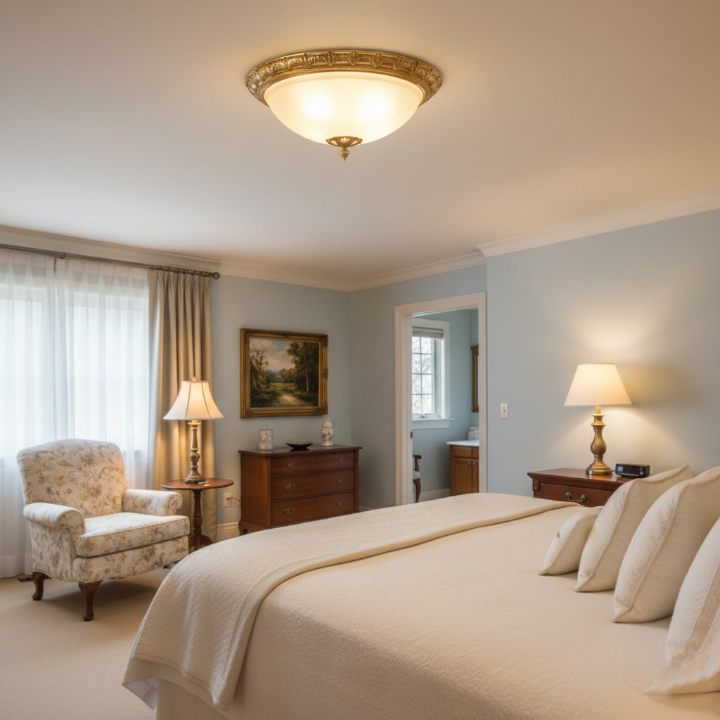 Deltana Flush Ceiling Lamp D737