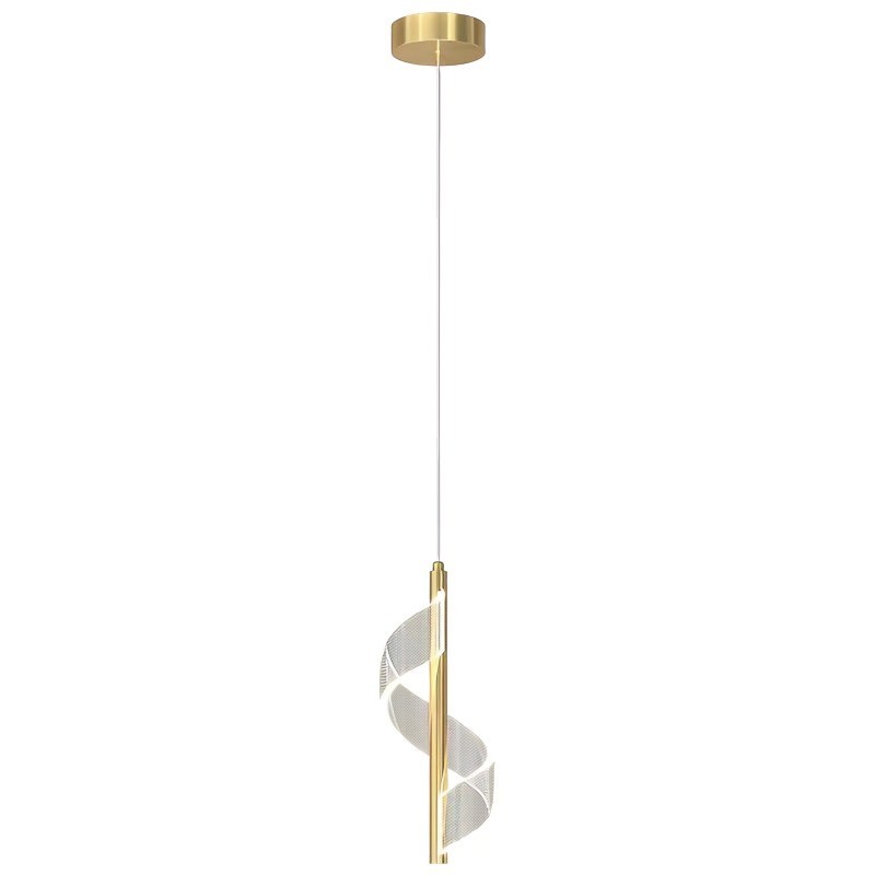 Spiral Modern Led Pendant Light For Kitchen K17