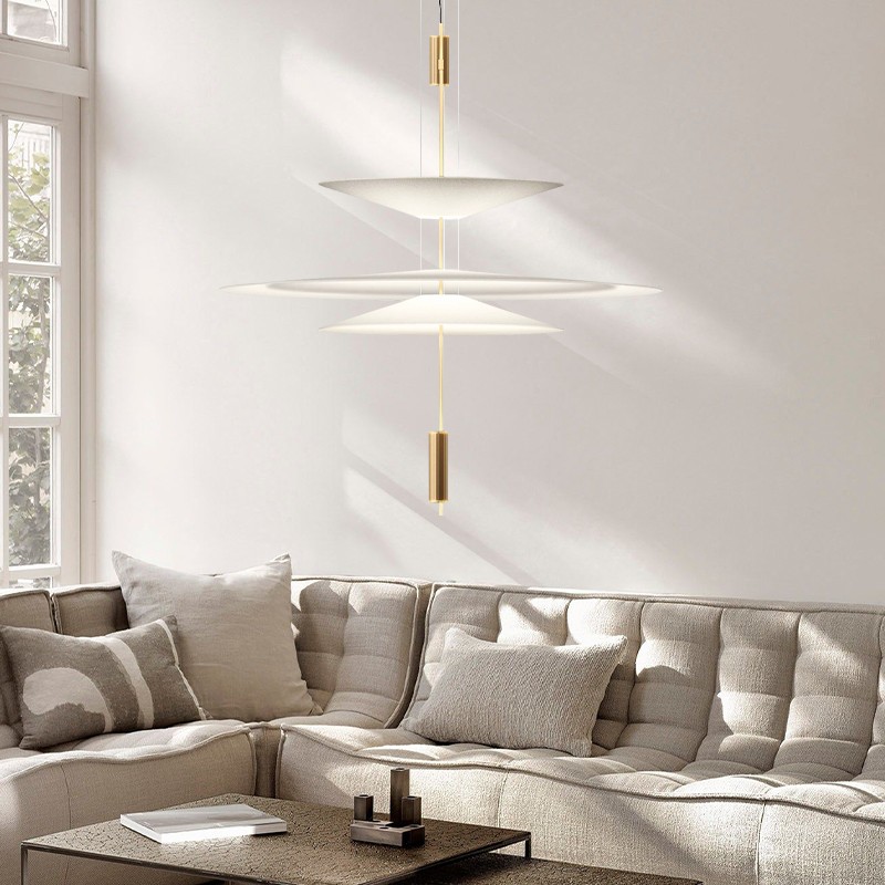 Multi-Layers Flamingo Pendant Light - Modern Light for Dining Room and Living Area
