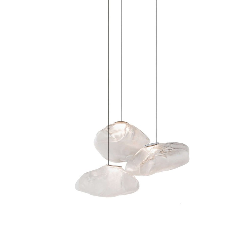 Multi-Head Irregular Glass Bubble Chandelier K216