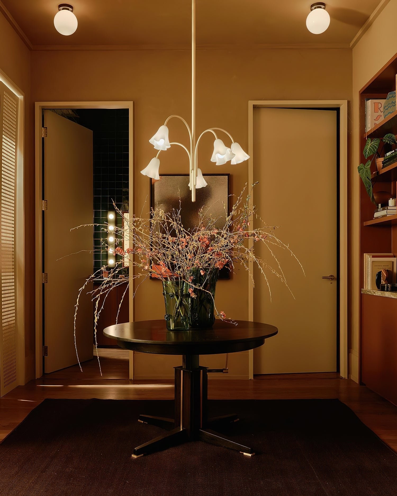 Bellina Artistic Glass Chandelier – Elegant Versatile Vera Lighting K1134
