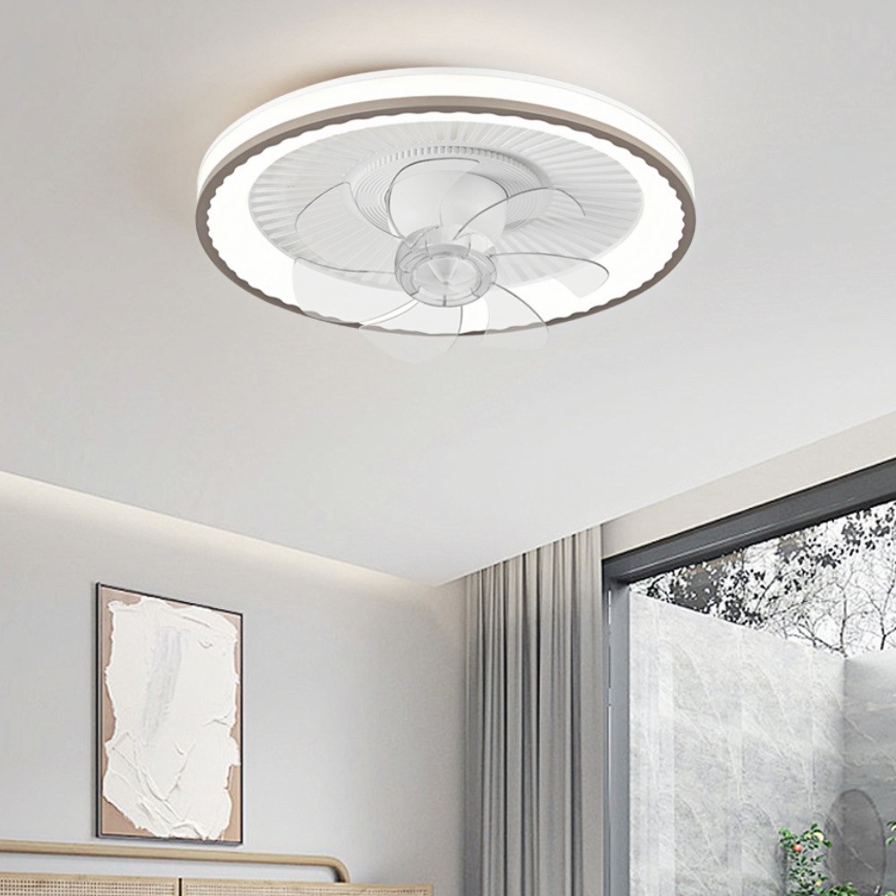 Modern Quiet Ceiling Fan With Light For Bedroom K1100