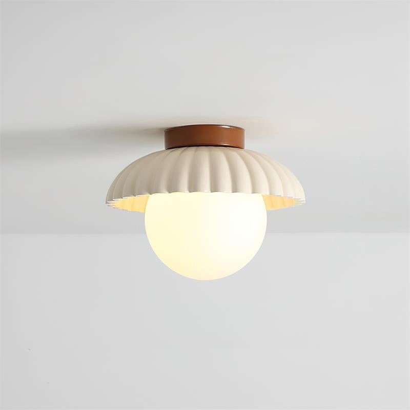 Alien Cream Ceiling Light - Resin Flower Ceiling Lamp for Living Room and Kitchen K227