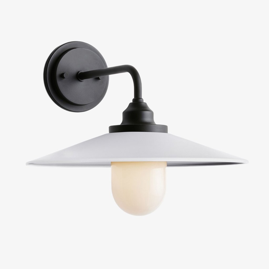 Cordax Utility-Inspired Wall Sconce - Metal and Glass for Indoor Outdoor Decor K2046