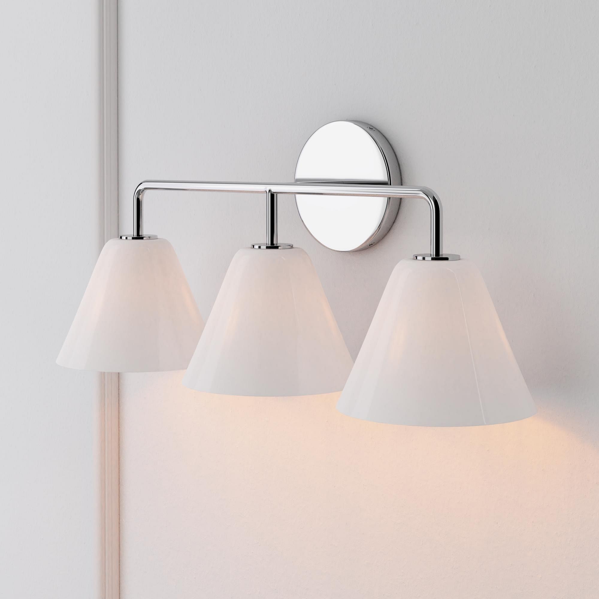 Conica Cone Wall Sconce - 1, 2, 3-Light Modern Glass Lighting K1398
