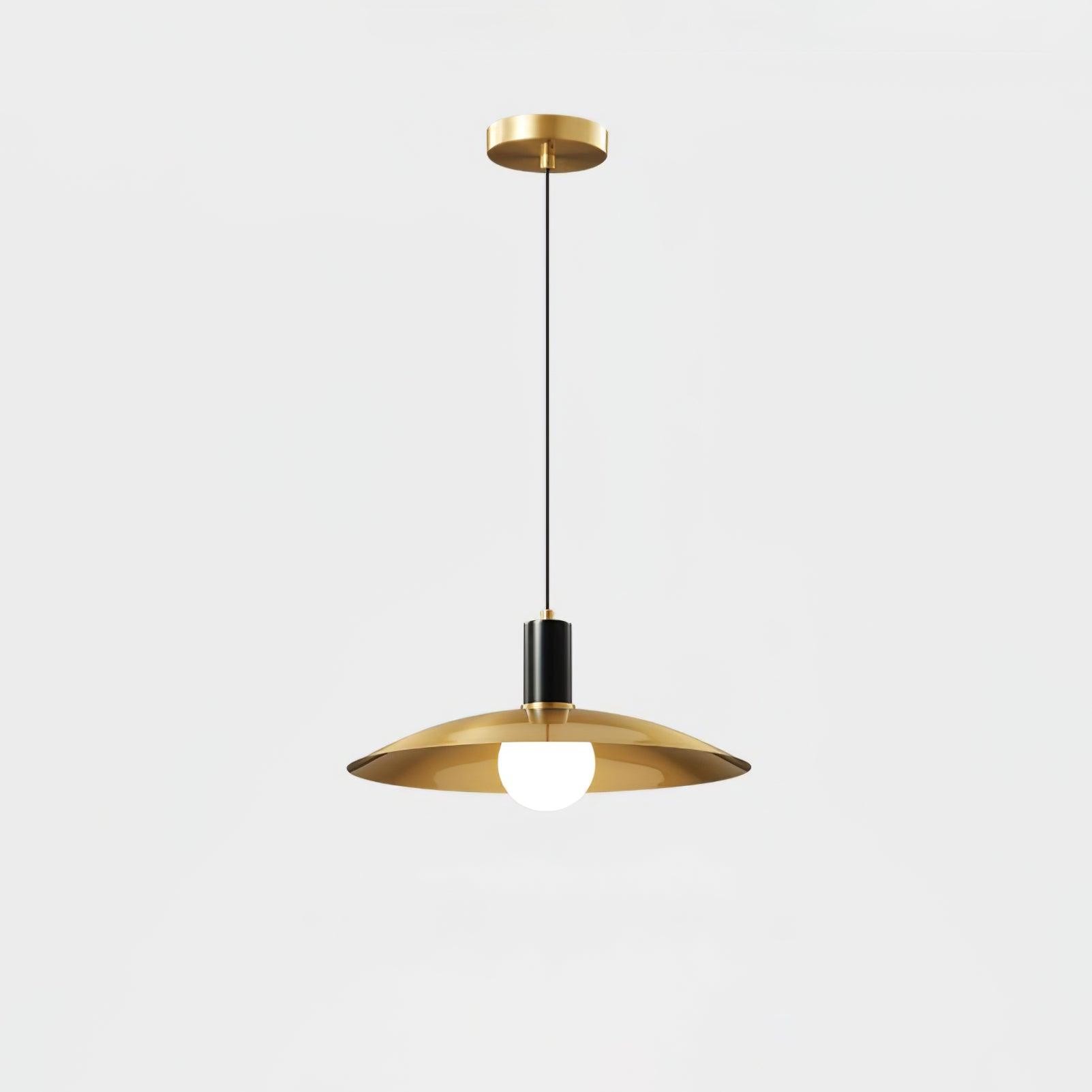Brass Flared Pendant Lamp K275