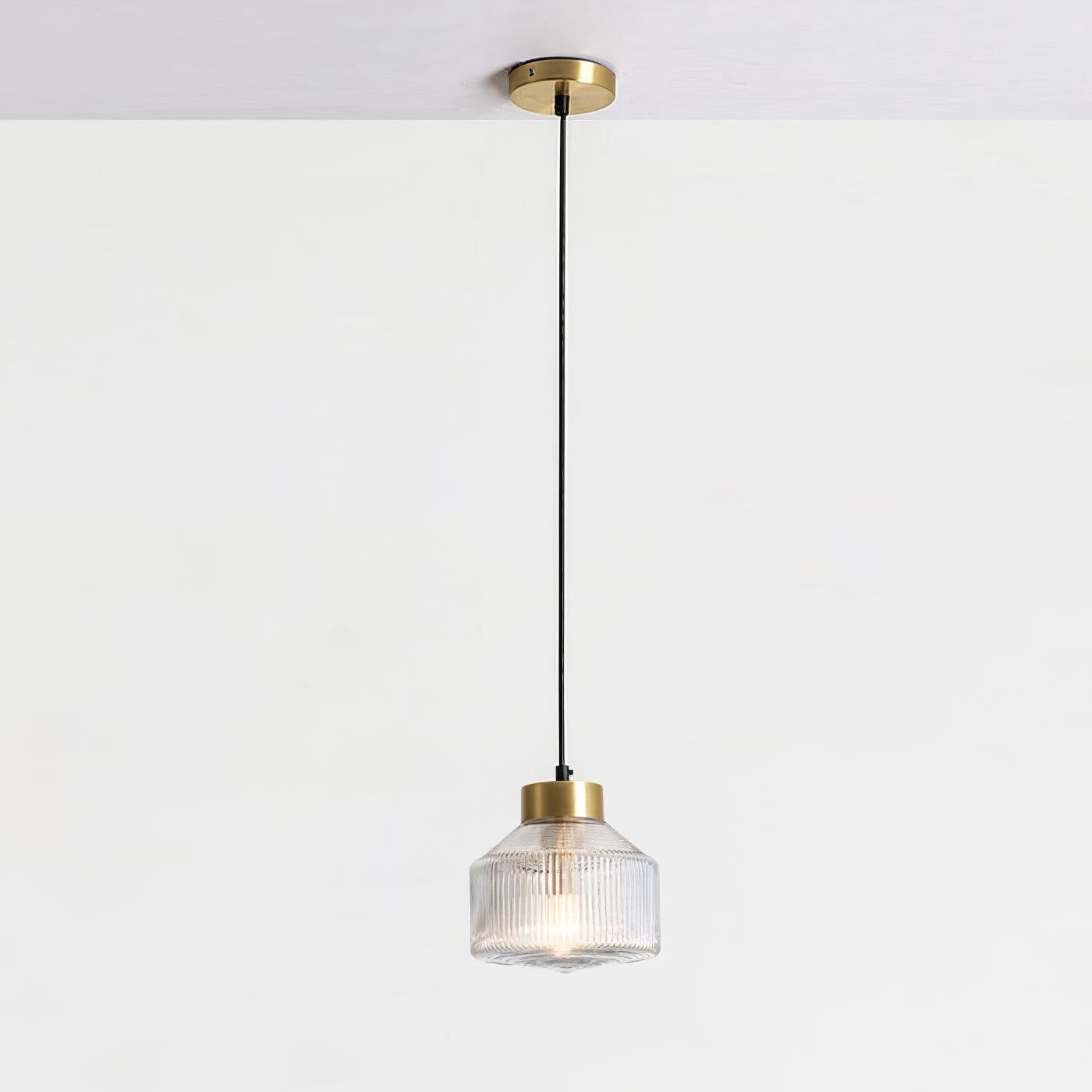 Striped Spinning Top Pendant Light K678