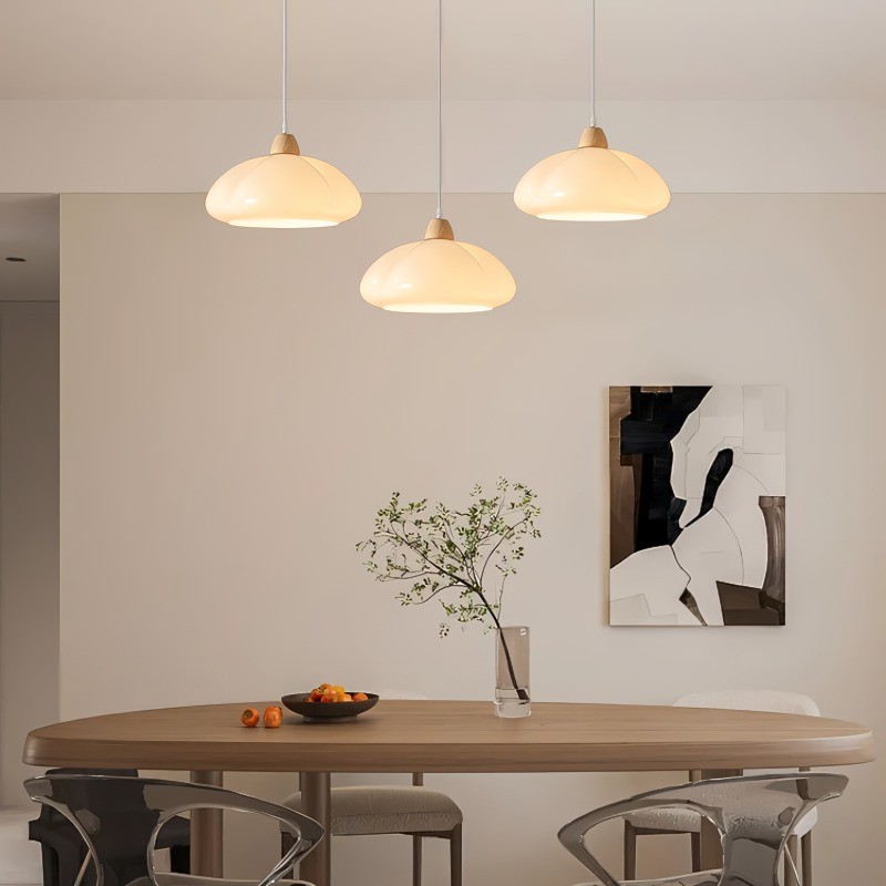 Pumpkin Glass Pendant Light For Kitchen K04