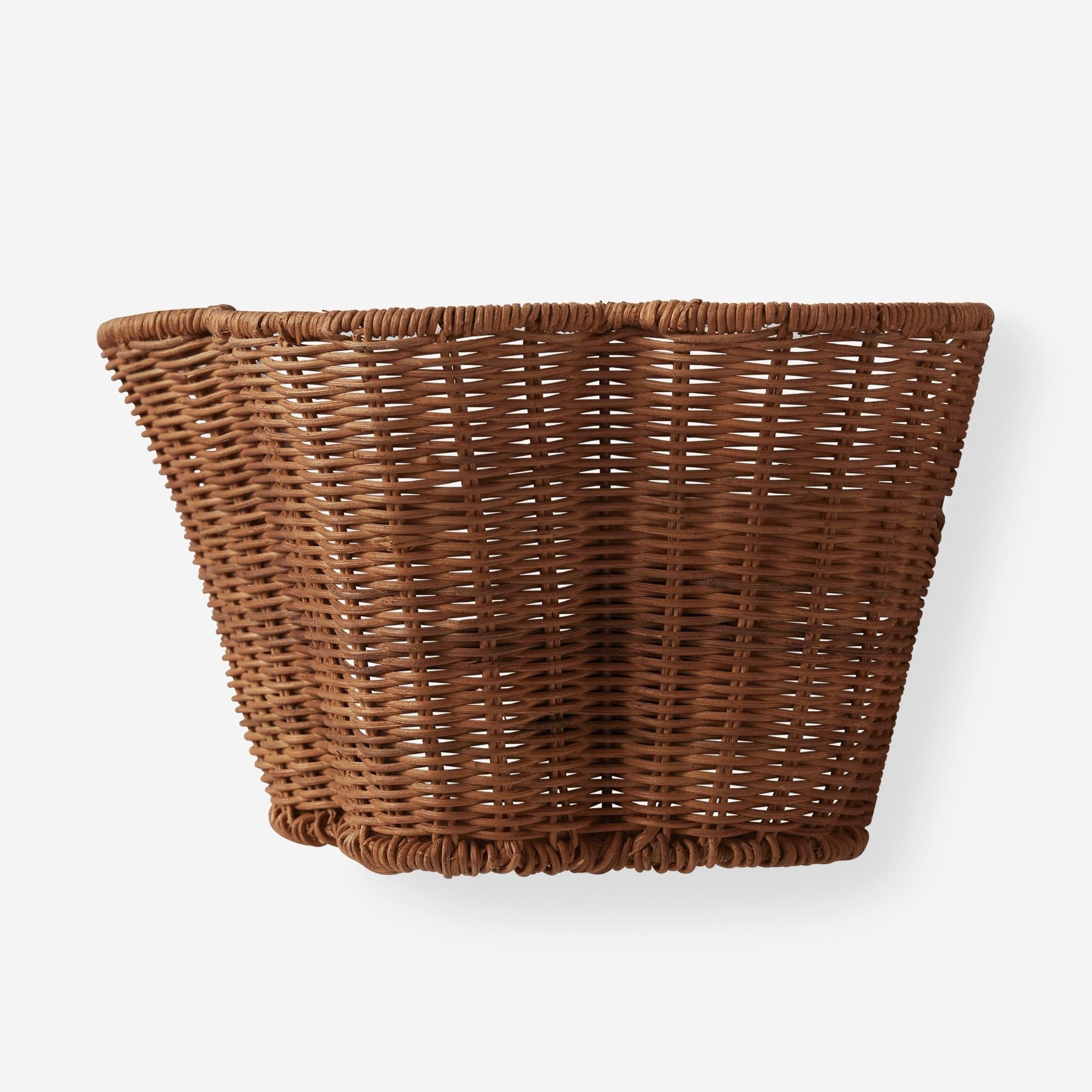 Wickara Woven Wall Sconce - Scalloped Basket Shade Wall Light for Bedroom K1620