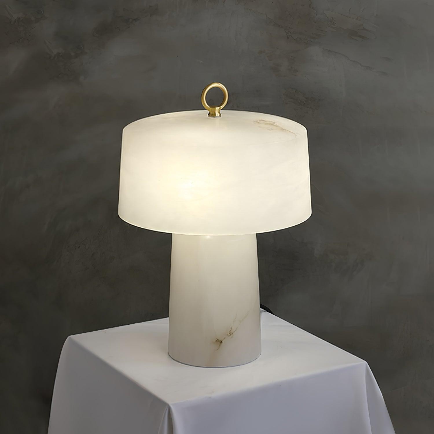 Light Luxury Style Marble Stone Table Lamp K236