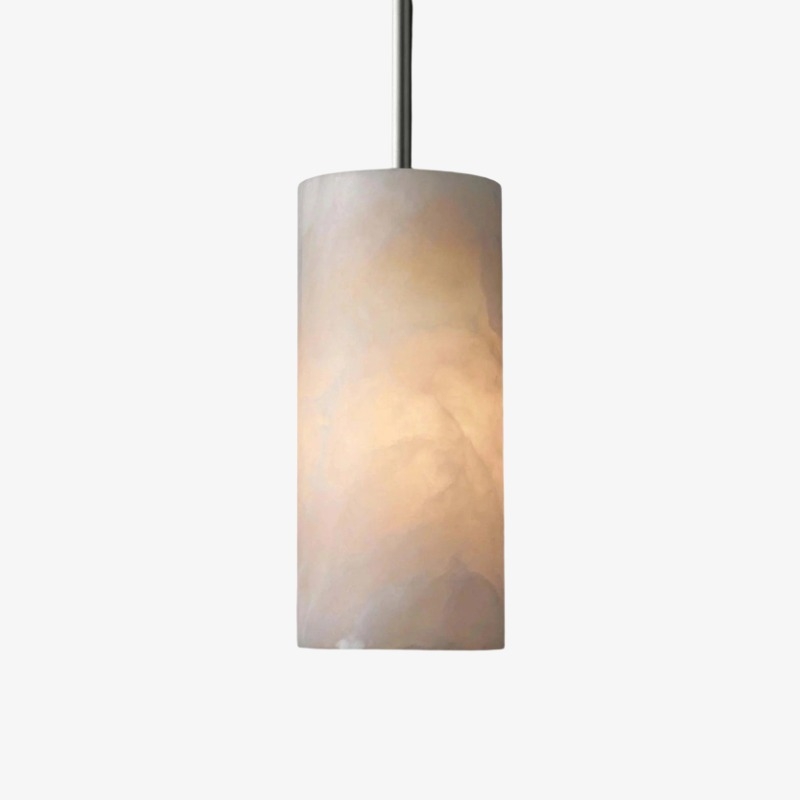 Alabresca Mid Century Alabaster Pendant Light - Multi Heads Hanging Lamp for Kitchen Island K2317