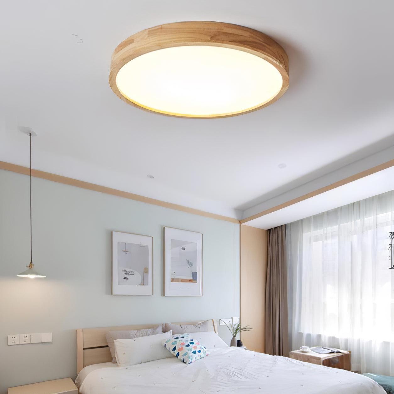 Wooden Geometric Ceiling Light K778