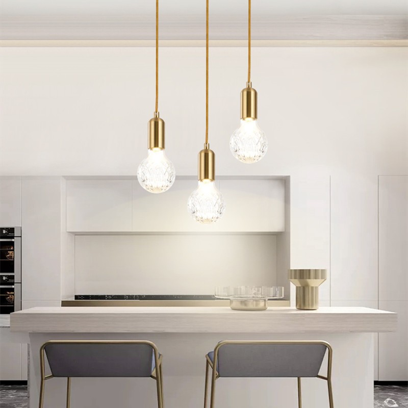 Crystal Bulb LED Vintage Pendant Lamp