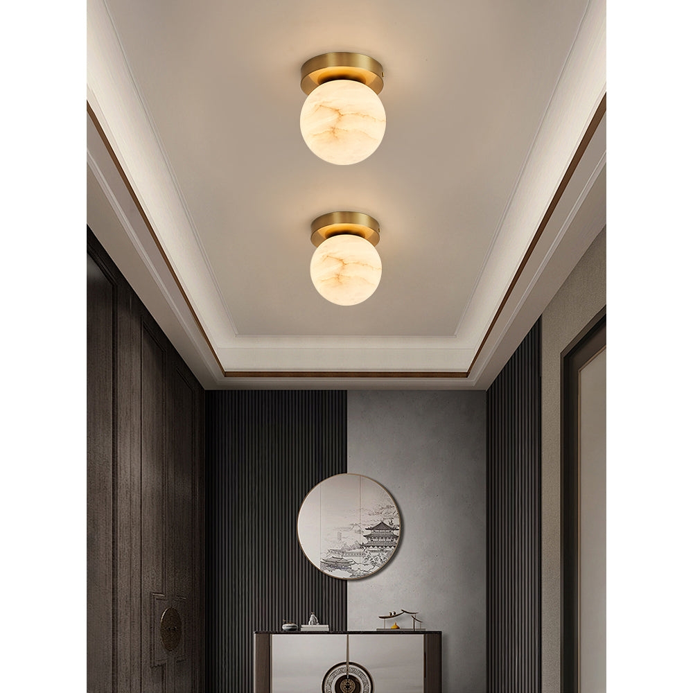 Melange Alabaster Ceiling Light D496