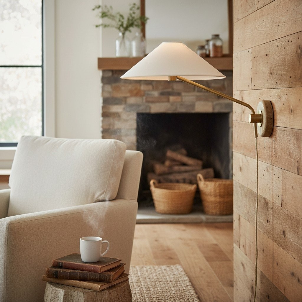 lvoryne Tapered Shade Wall Light - Timeless Lighting for Hallway and Lounges K2093