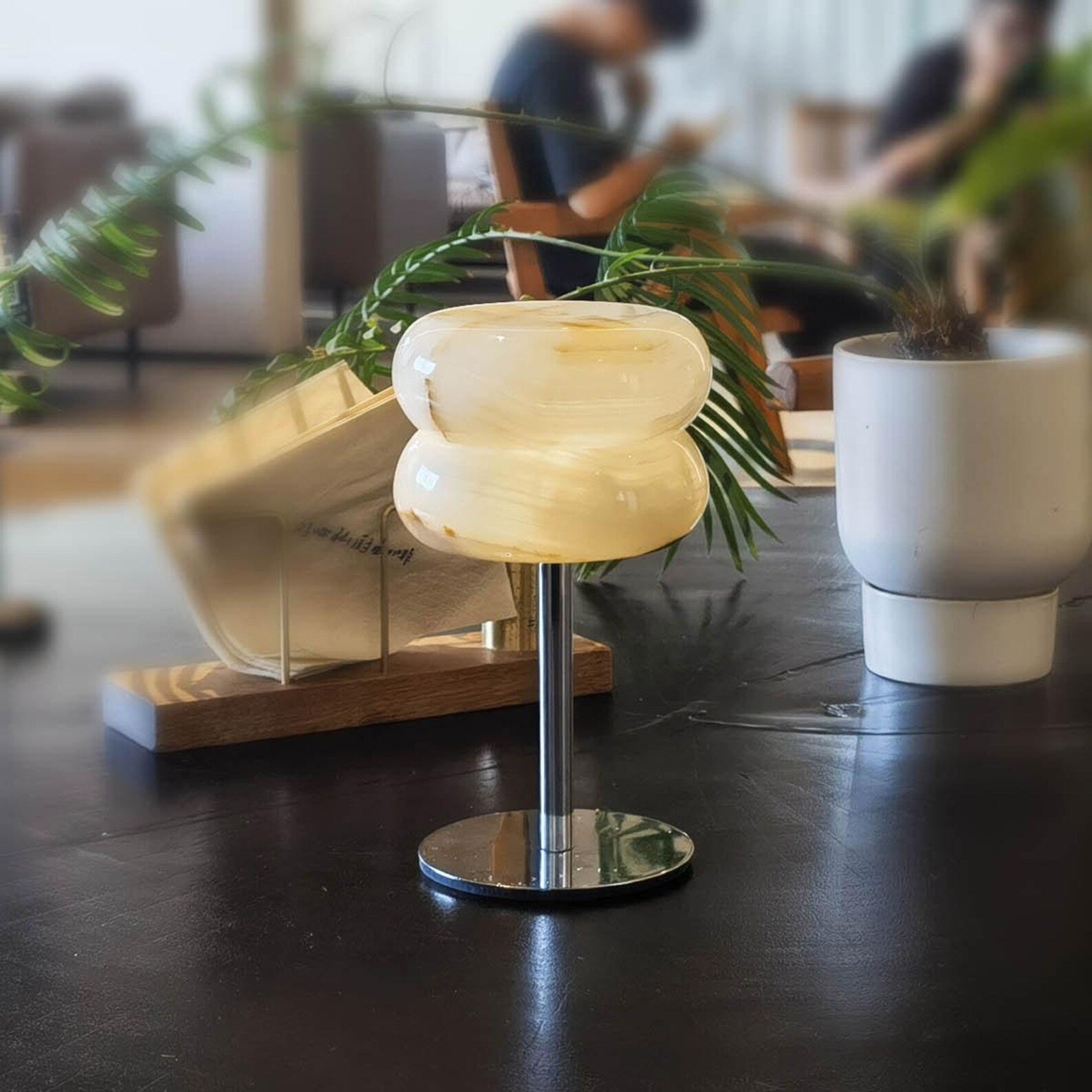 Jade Donut Table Lamp D726
