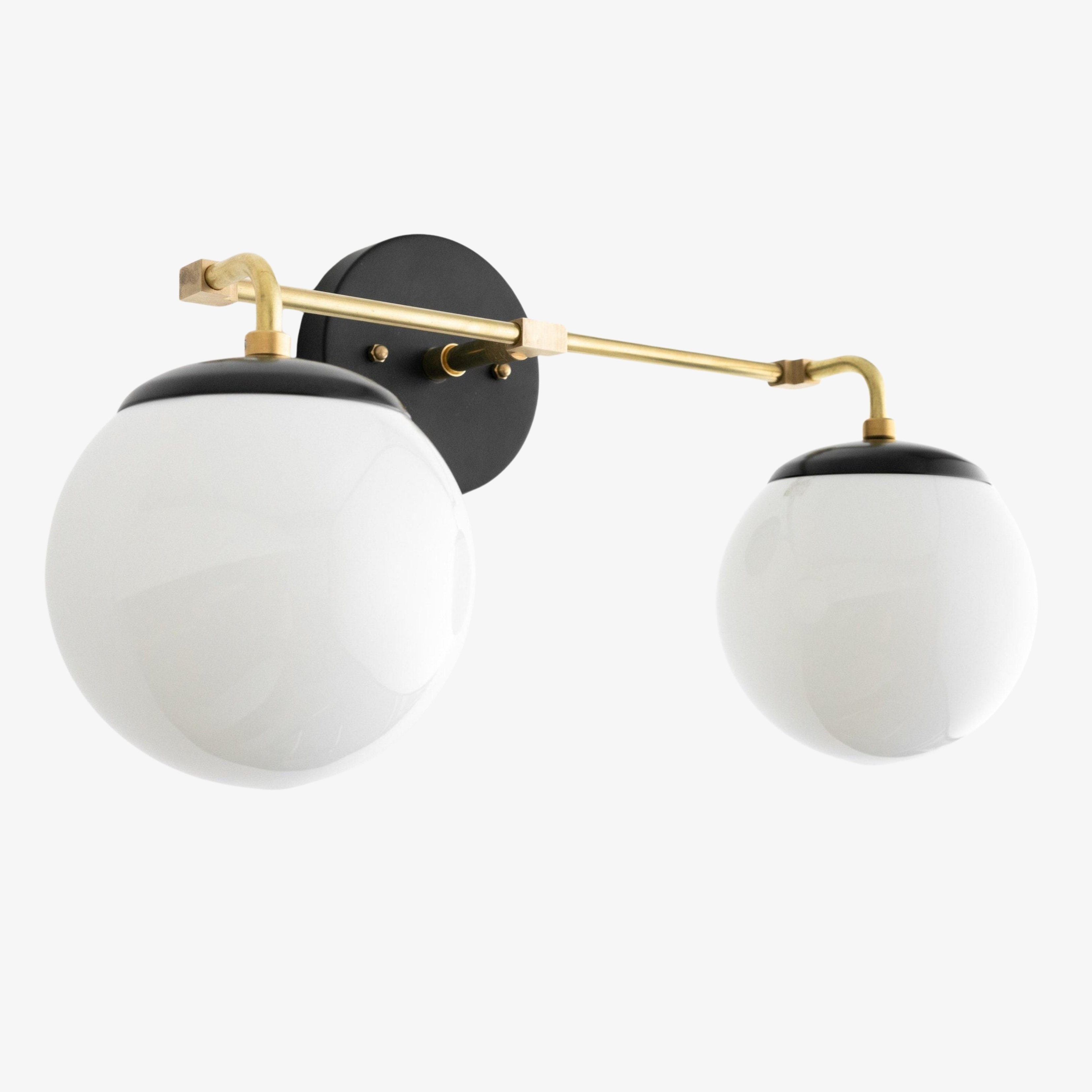 Glorica Glass Wall Sconce - Modern Vintage Vanity Light Fixture K1550