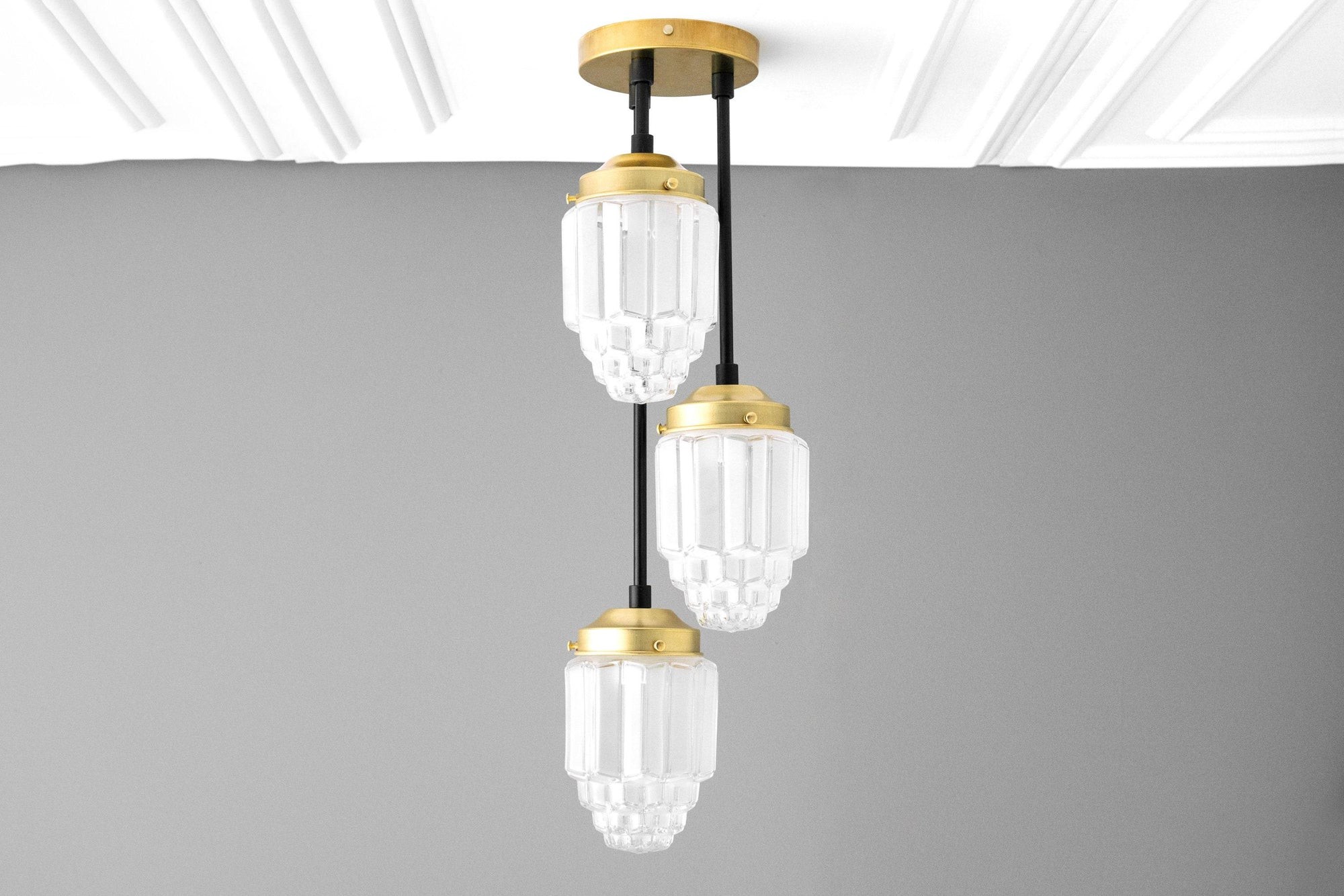 Tierlux Glass Pendant Light - Art Deco Globe Design K1525