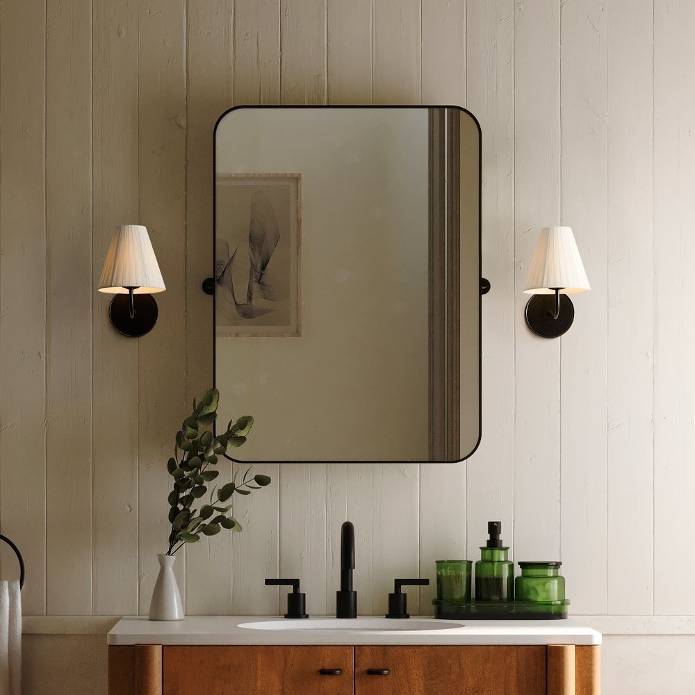 Fibura Elegant Linen Shade Wall Lamp - Contemporary Lighting for Hallway and Bedroom K1408