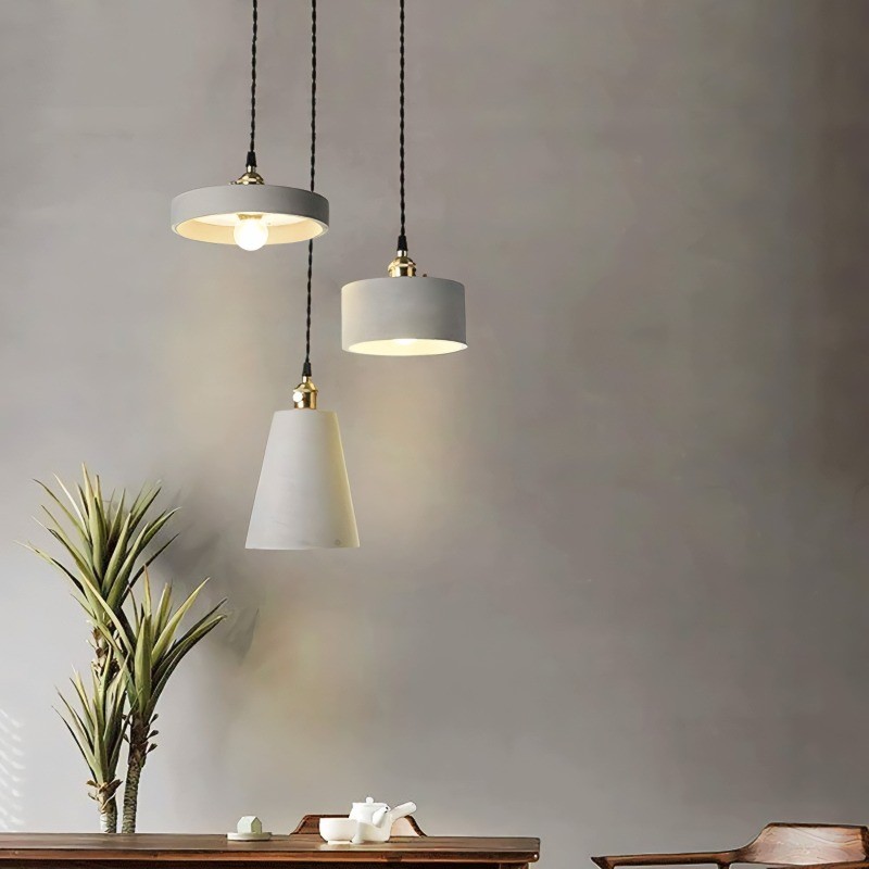 Concrete Vasa Minimalist Pendant Light
