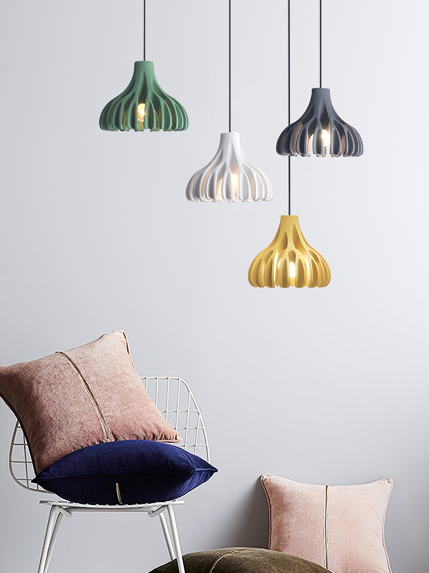 Coral Resin Pendant Lamp K1003