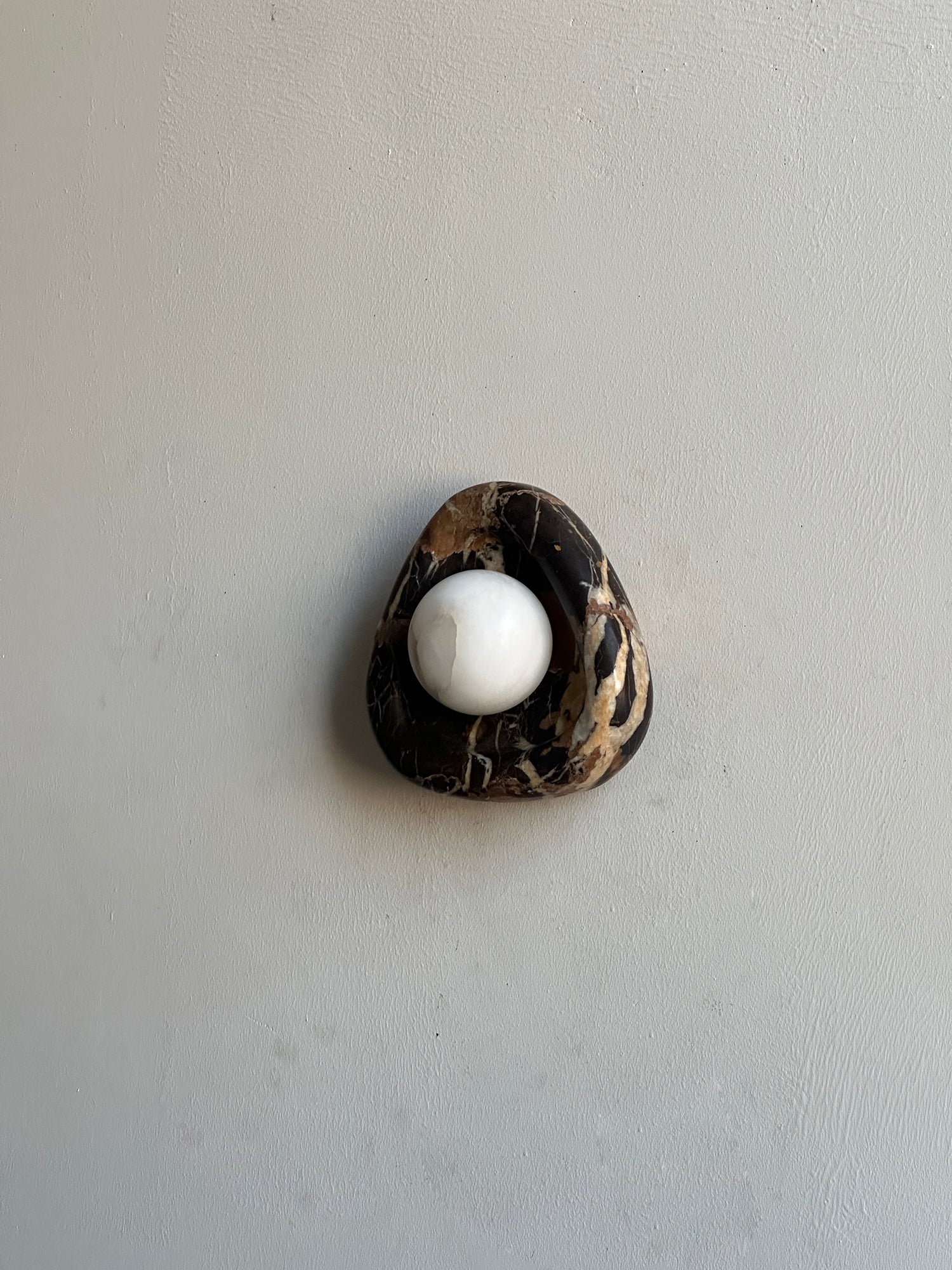 Black Pearl Marble Wall Lamp D651