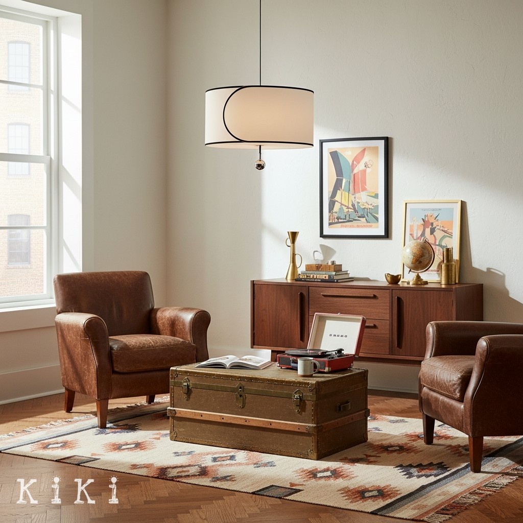 Roven Layered Drum Pendant Light - Modern Transitional Lighting for Dining Room K1710