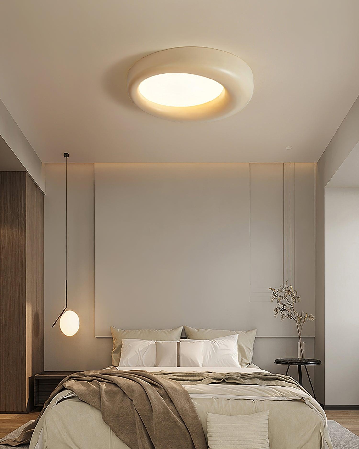 Center Offset Concentric Circle Acrylic Ceiling Lamp K2372