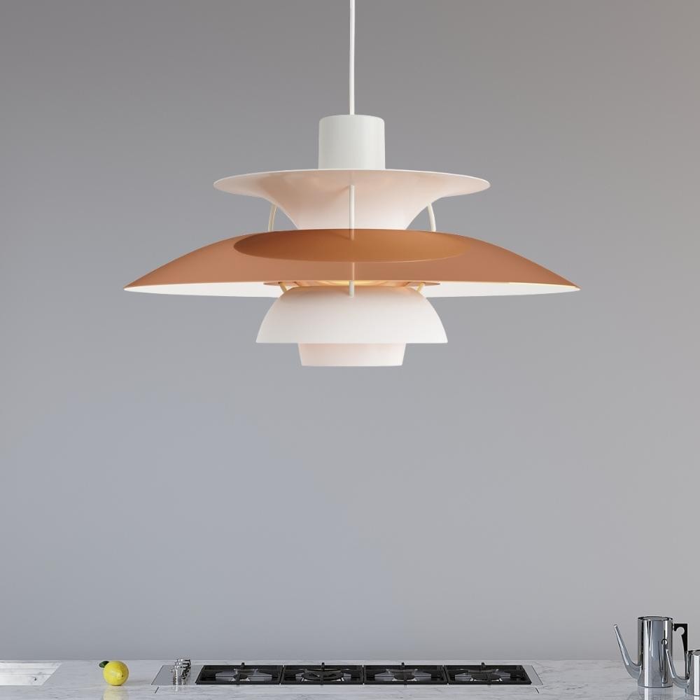 Scandinavian Multilayer Metal Pendant Light K84