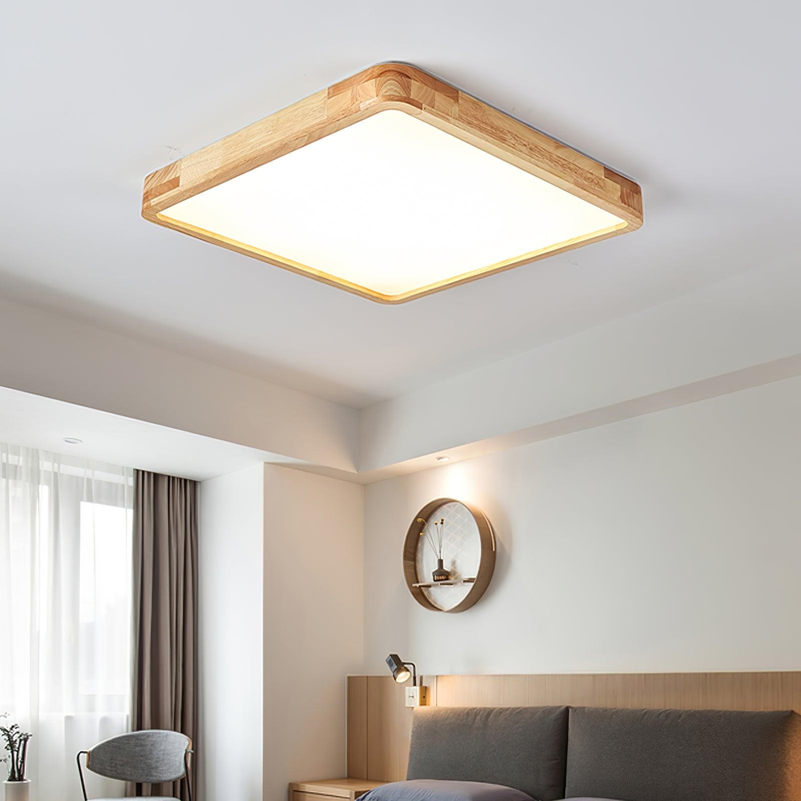 Wooden Geometric Ceiling Light K778