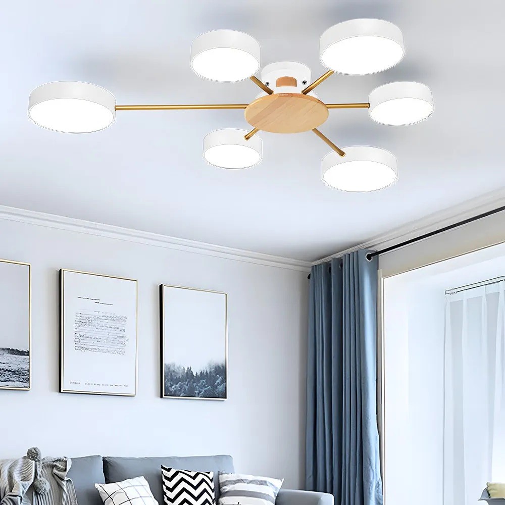 Nordic Multi Heads Round Led Ceiling Light K934