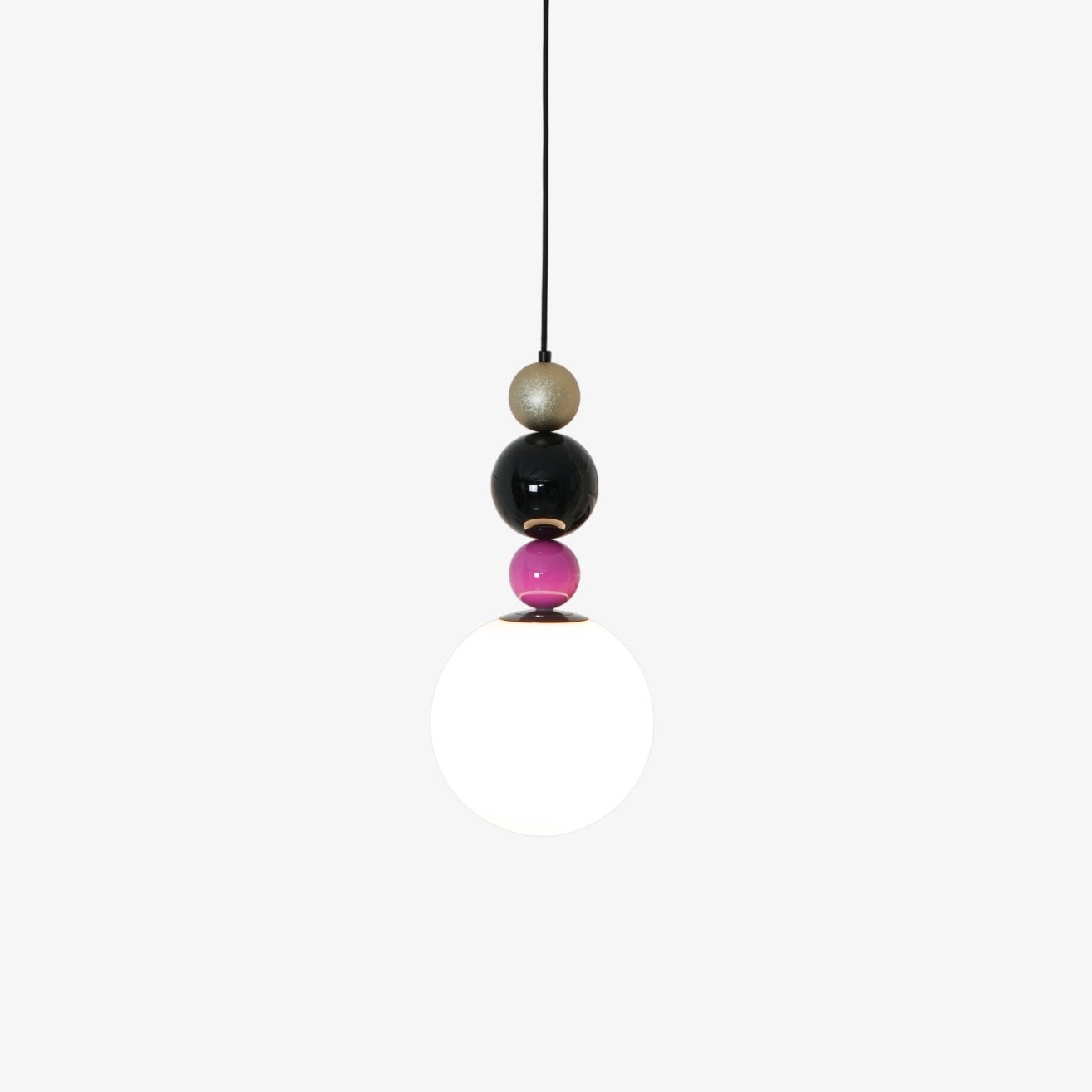 Round Balls Stacking Pink Pendant Lamp K646