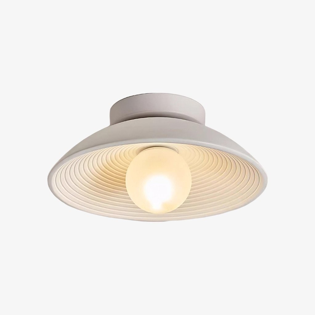 Ovalune Textured Ceiling Lamp - Contemporary Style Lighting for Living Spaces K2104