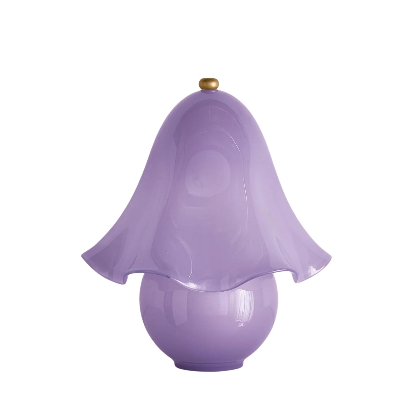 Bellina Bell Flower Table Lamp – Sculptural Glass Vera Style For Side Table Lamp K1135