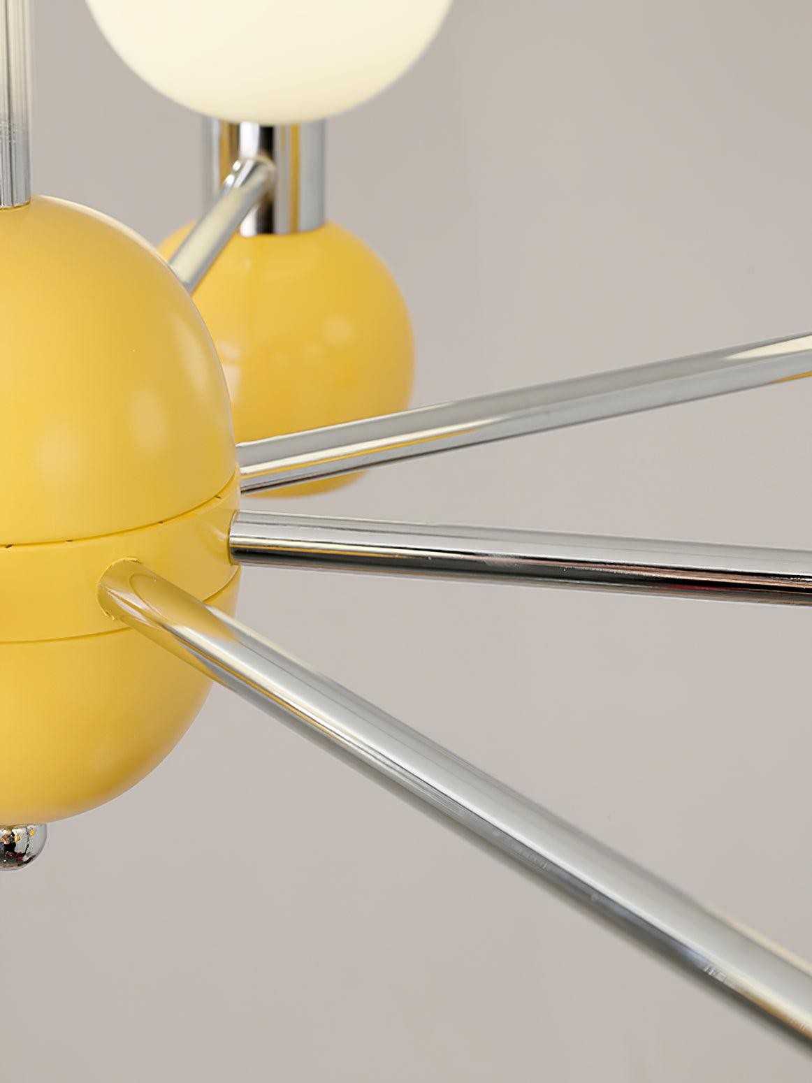 Modern Minimalist Multiple Head Metal Chandelier K741
