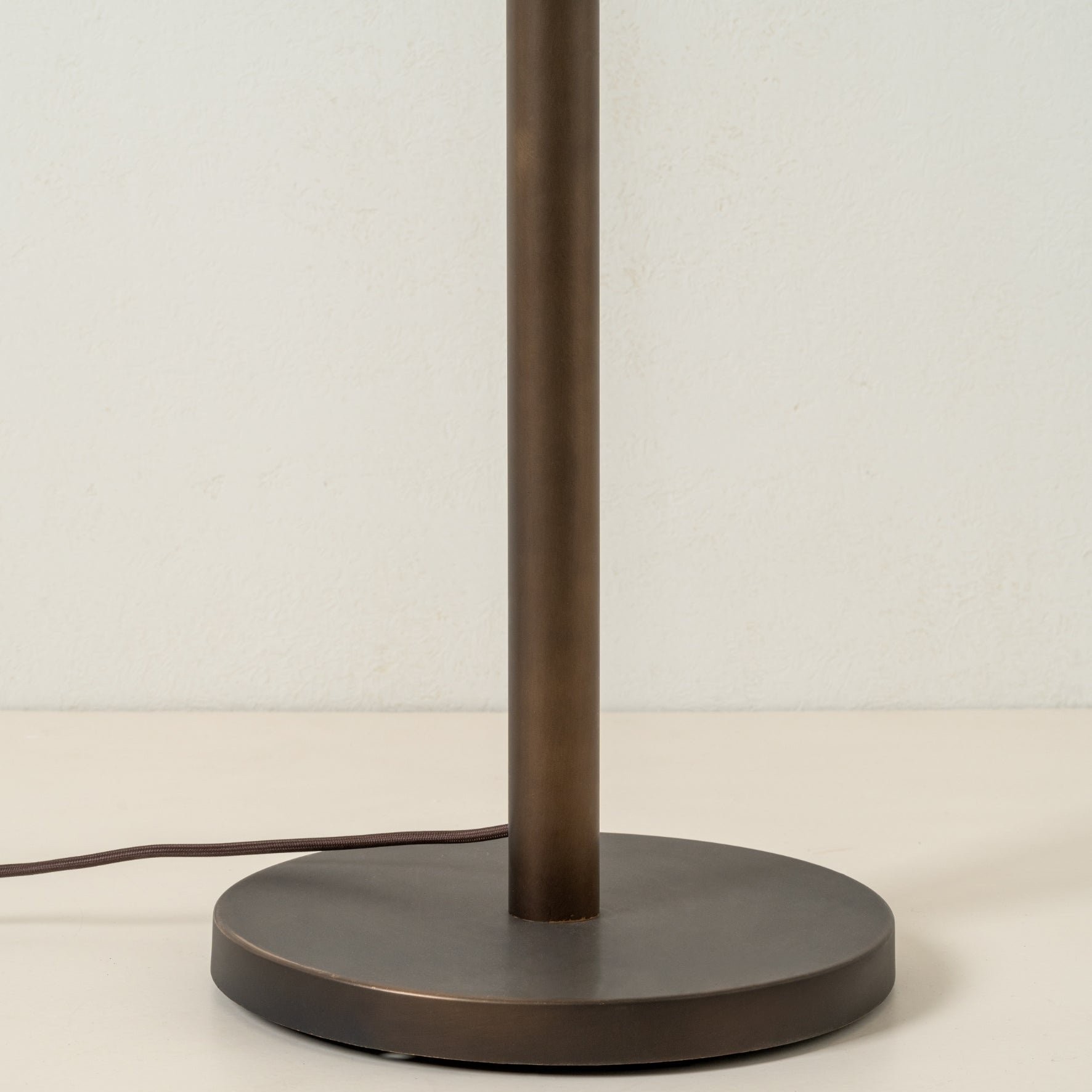 Cavilon Modern Floor Lamp - Slim Profile and Soft Shade Contemporary Metal Lighting for Bedroom K1682
