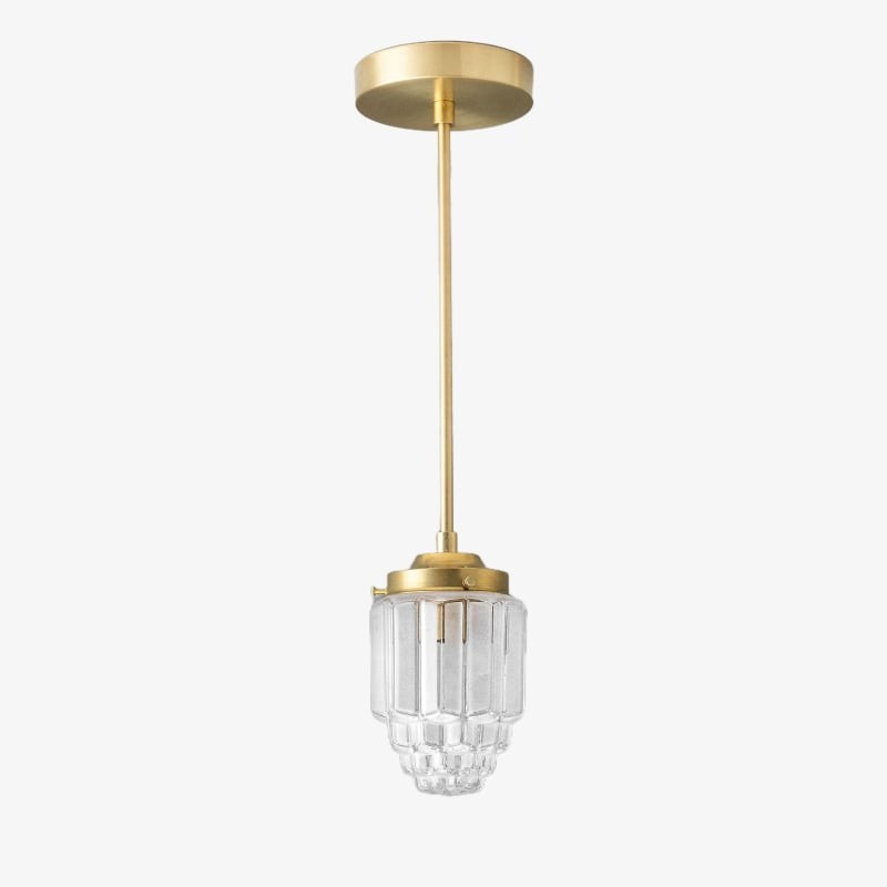 Tierlux Glass Pendant Light - Art Deco Globe Design K1525