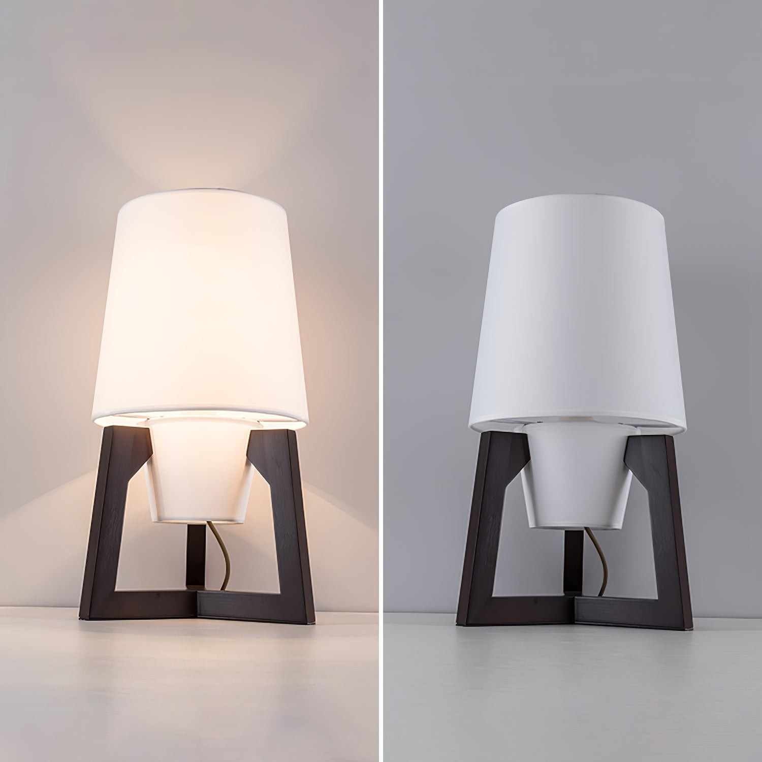 Modern Simple Chinese Style Solid Wood Floor Lamp K443