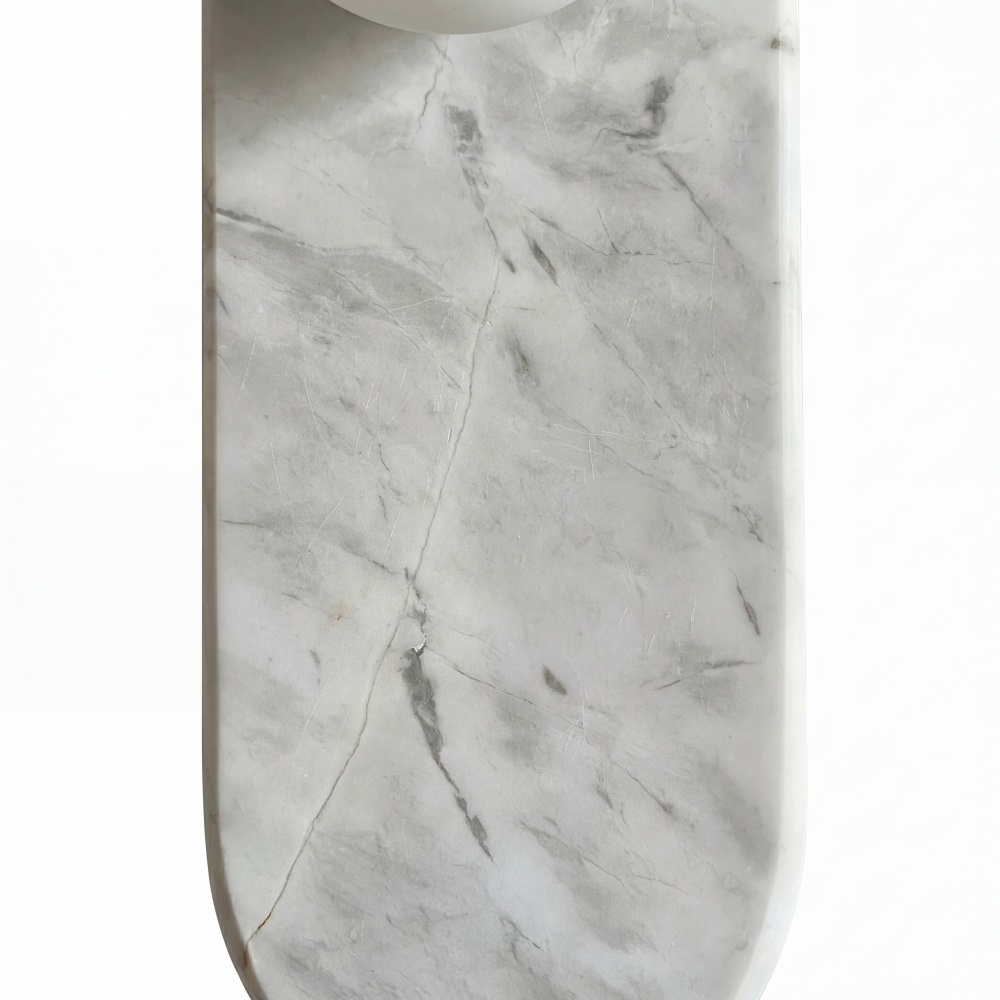 Vinbrea Stone Wall Lamp Organic Texture - Mid-Century Accent Light for Bedroom and Hallway K2402