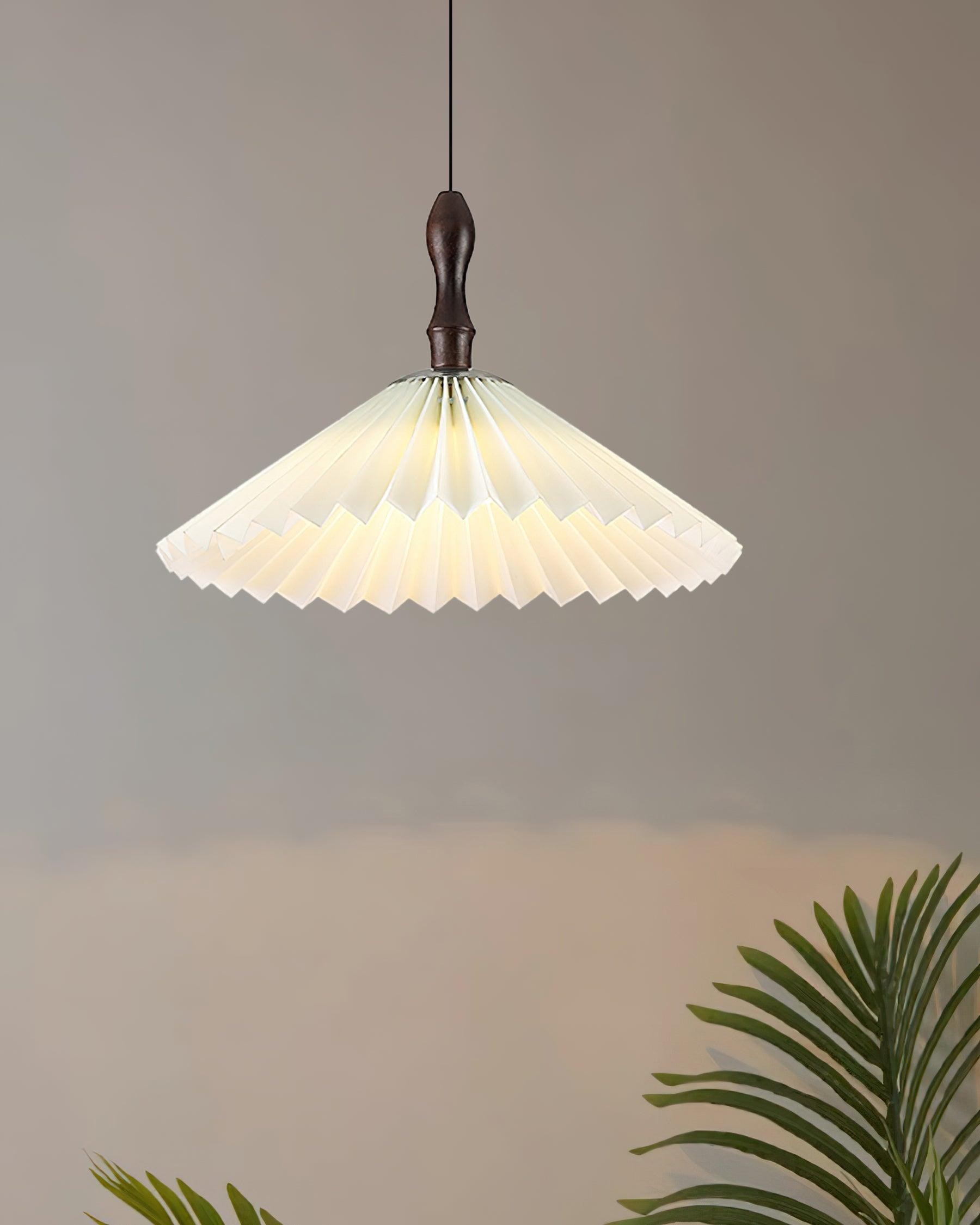 Simple White Flower Paper Pendant Lamp K386