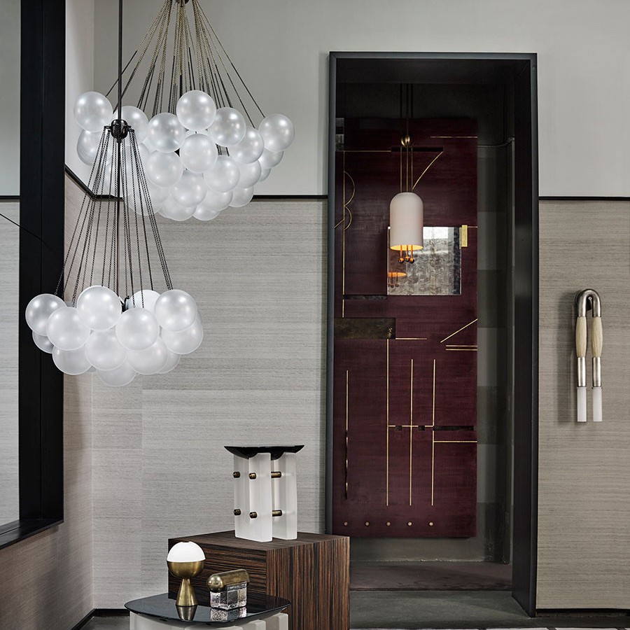 Cloud Orb Chandelier