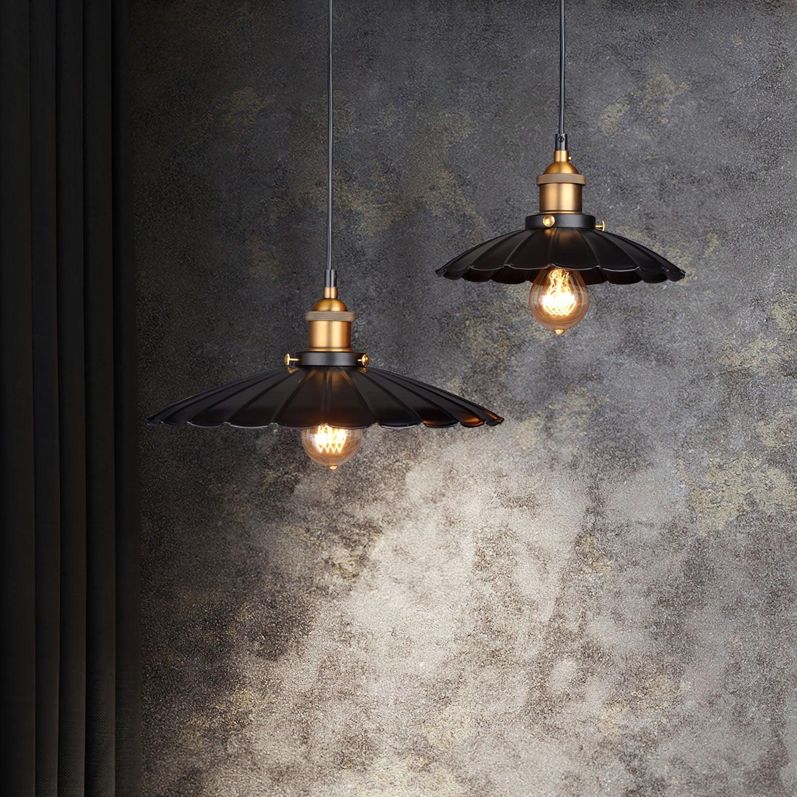 Black Skirt Pendant Light D359
