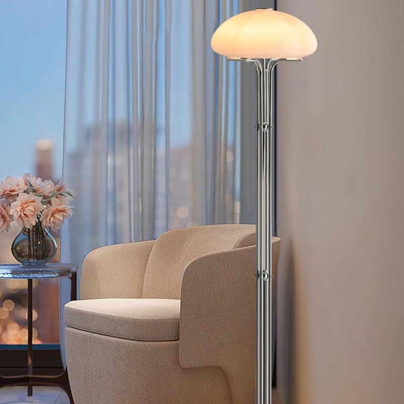 Pumpkin Glass Floor Lamp K301