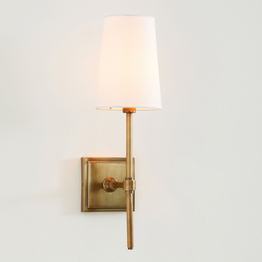 Derlina Fabric Drum Shade Wall Sconce – Classic Style Accent Lighting K1287