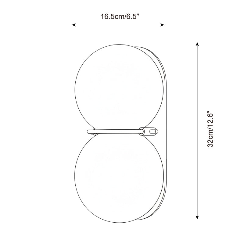 Twinwave Wall Lamp D287