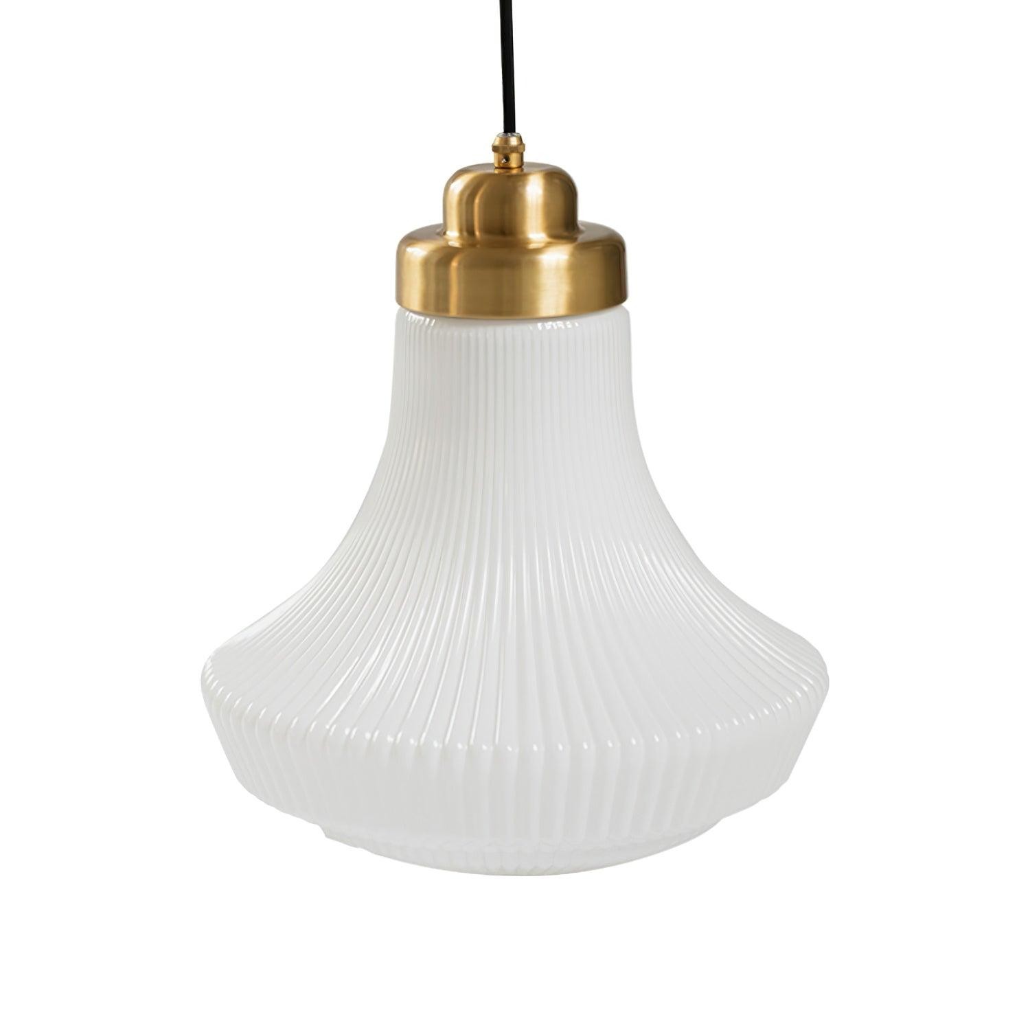 Classical Brass Alabaster Glass Pendant Lamp K659