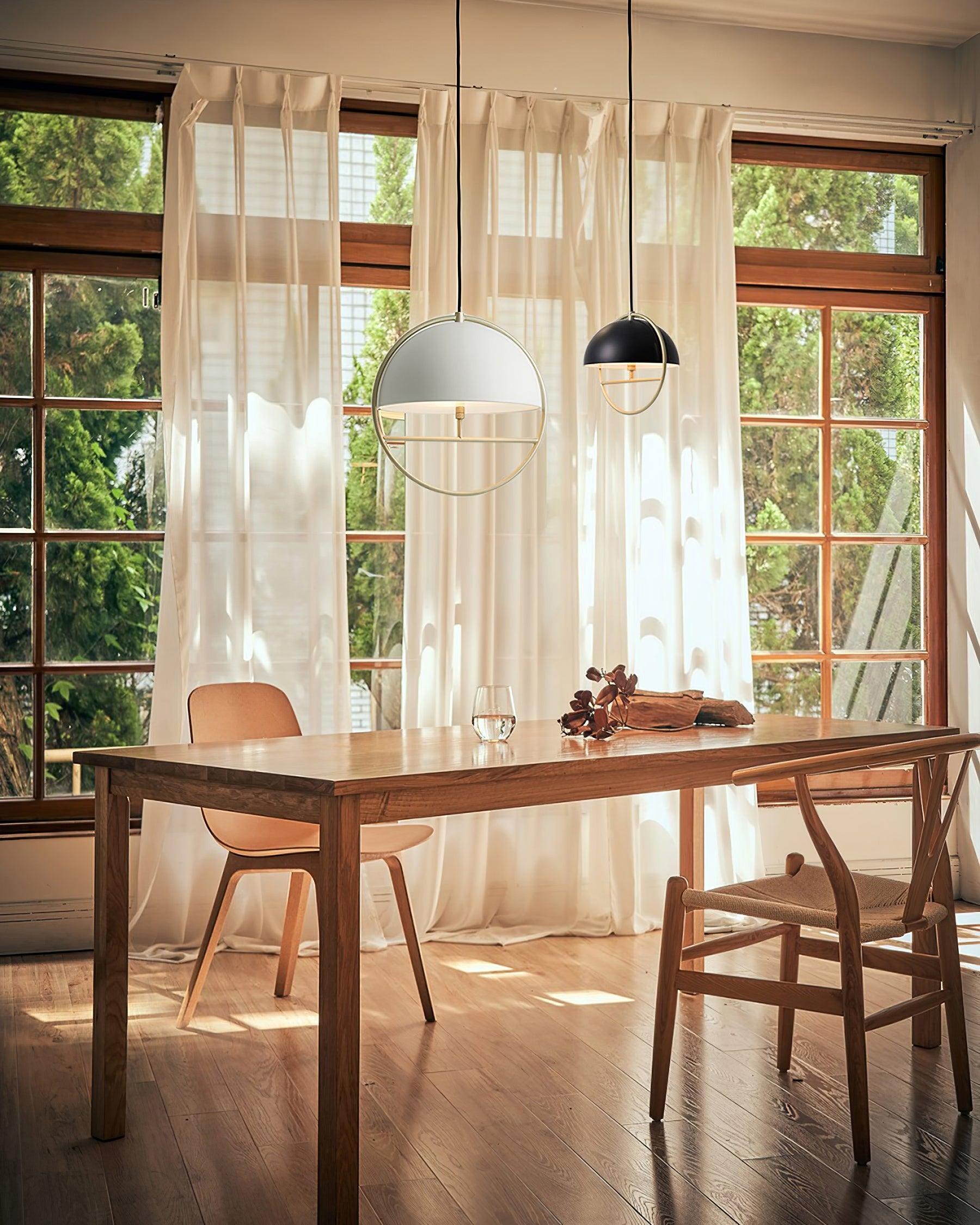 Nordic Hemispherical Ring Metal Pendant Lamp K426