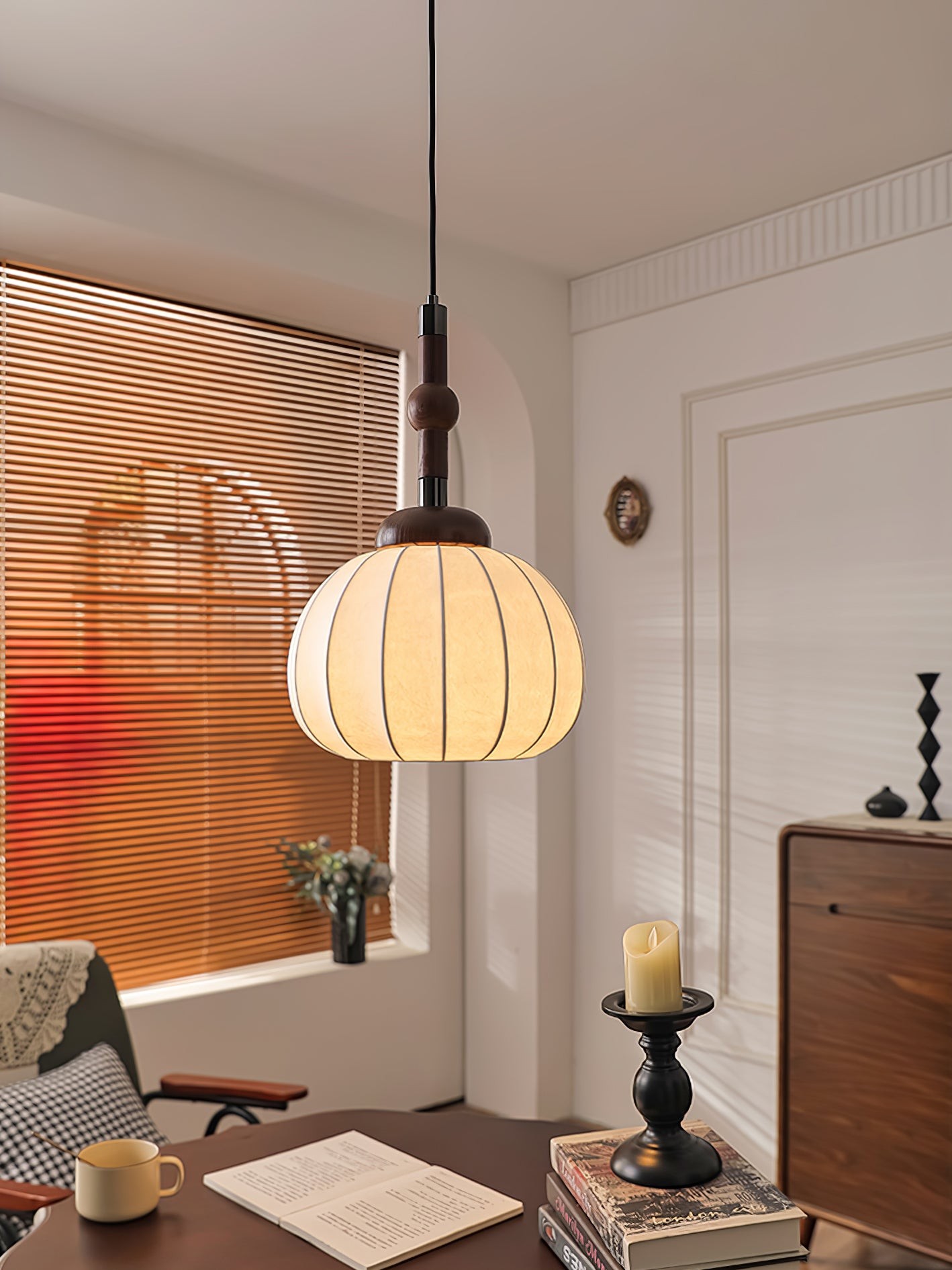 Silk Globe Pendant Lamp K664